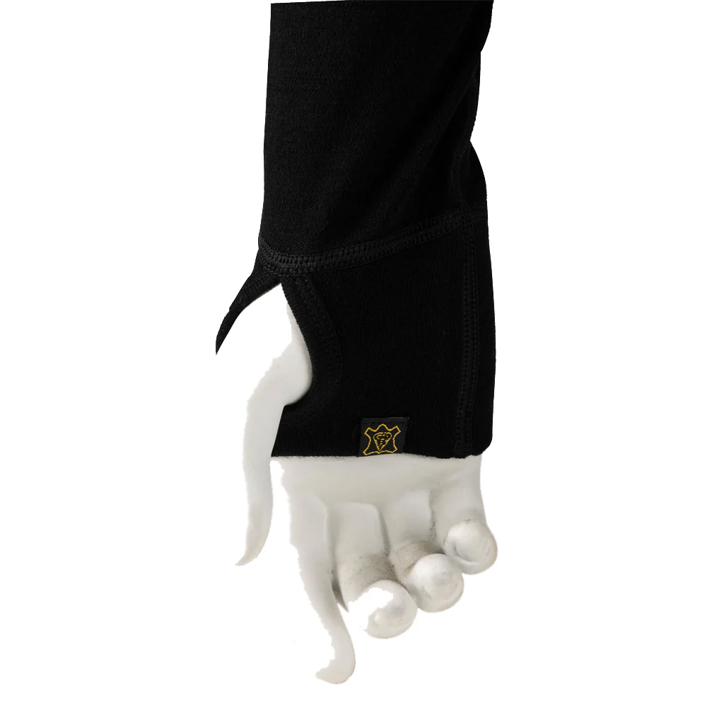 100% Merino Wool Zip Up Base Layer - Image 3