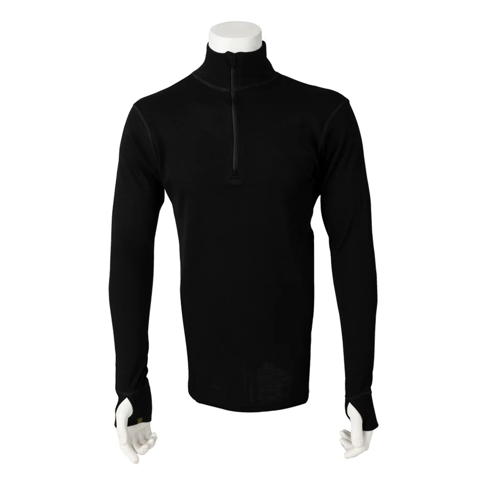100% Merino Wool Zip Up Base Layer - Image 4