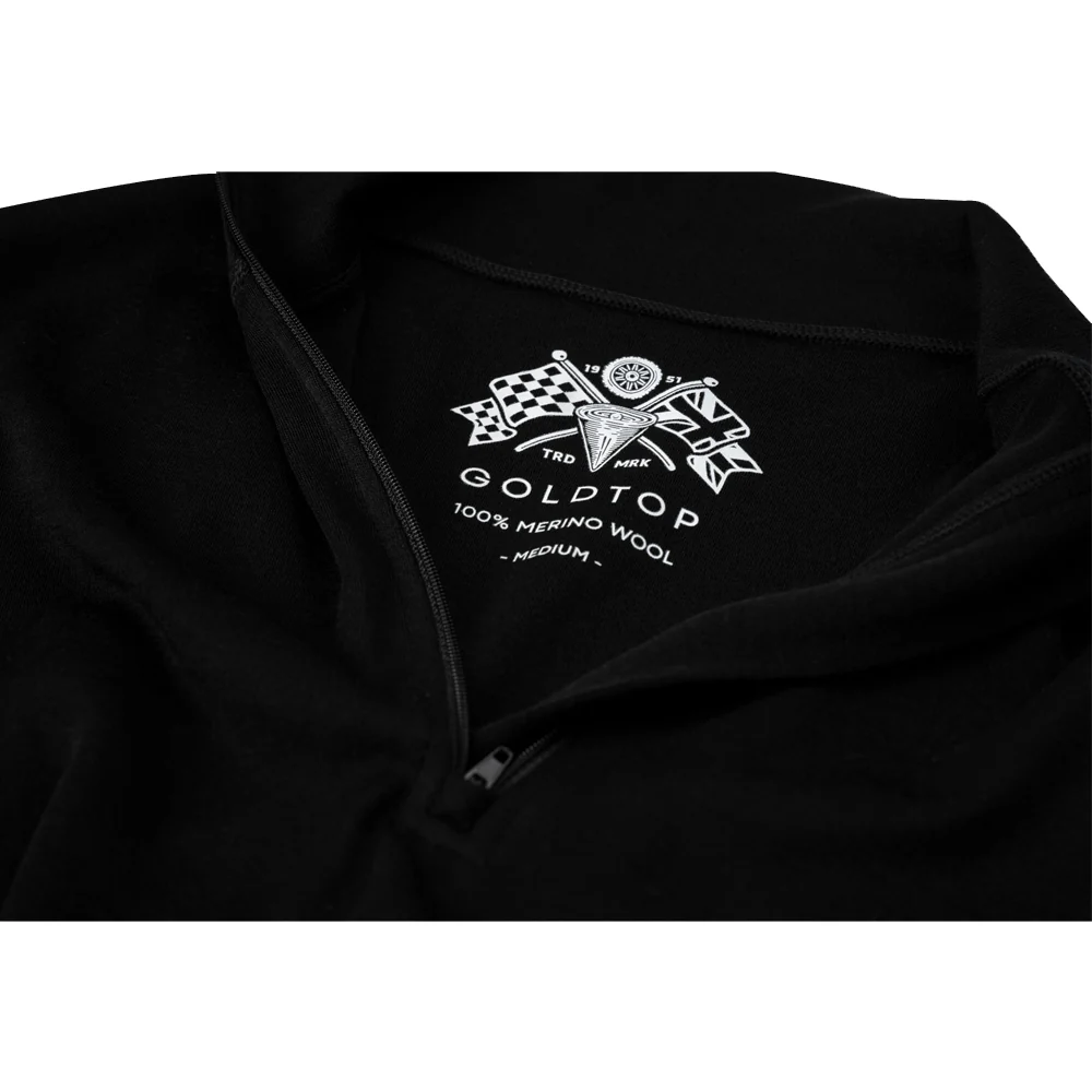 100% Merino Wool Zip Up Base Layer - Image 5