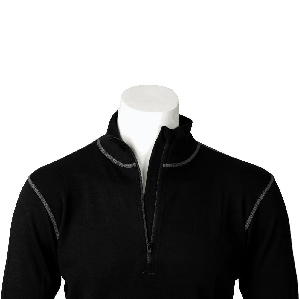 100% Merino Wool Zip Up Base Layer - Image 8