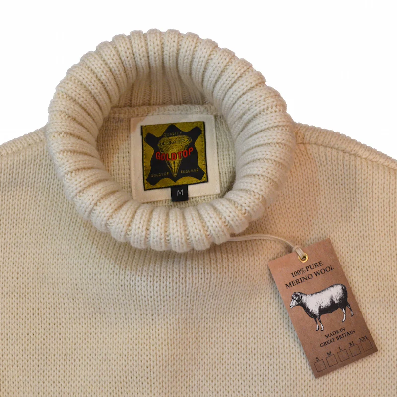 100% Merino Wool Classic Submariner Sweater - Image 5