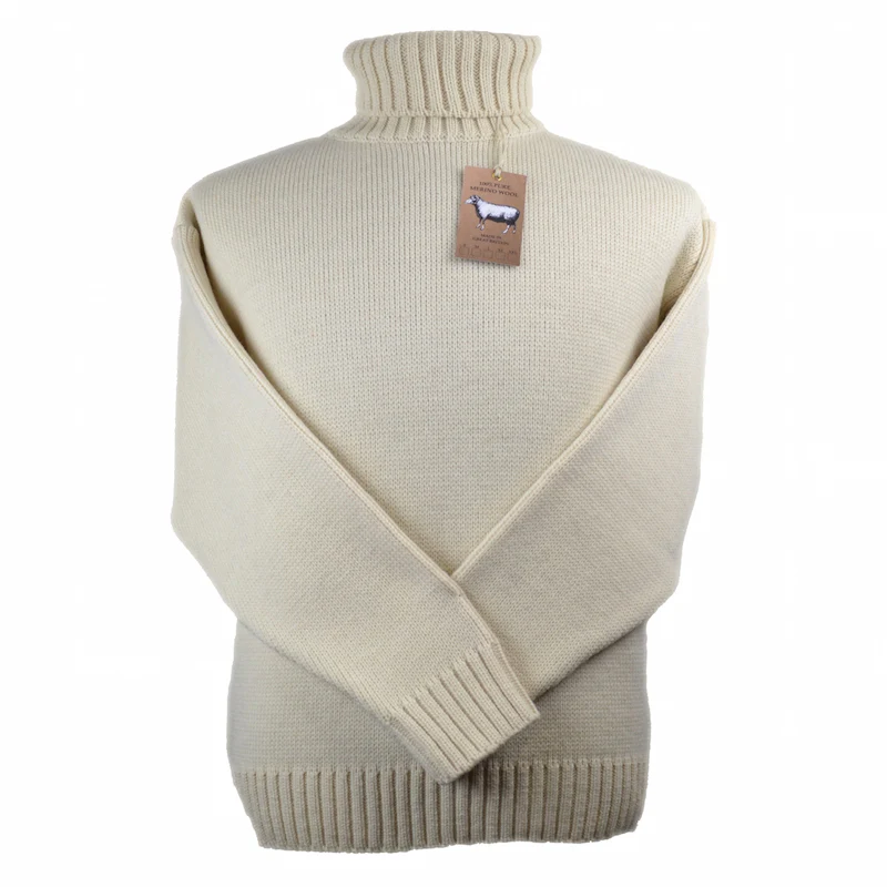 100% Merino Wool Classic Submariner Sweater - Image 7