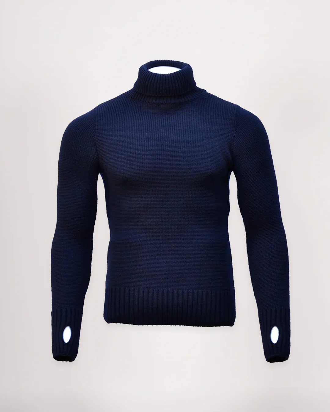 100% Merino Wool Fitted Submariner Sweater - Image 10