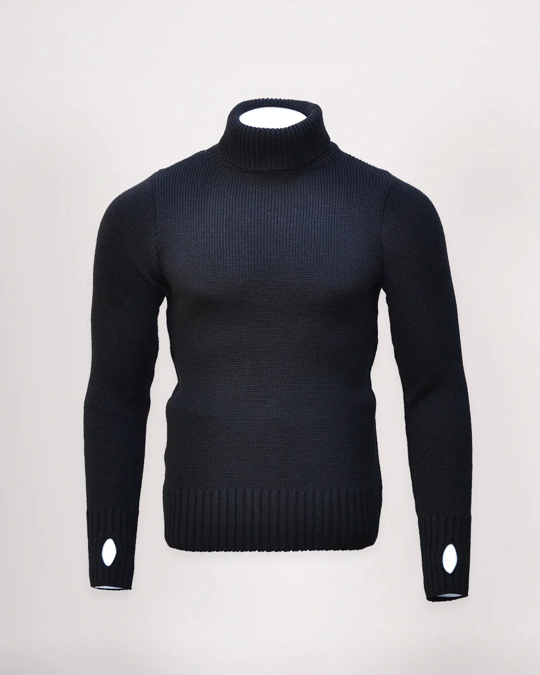 100% Merino Wool Fitted Submariner Sweater - Image 14