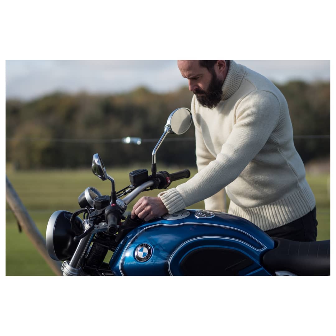 100% Merino Wool Fitted Submariner Sweater - Image 5