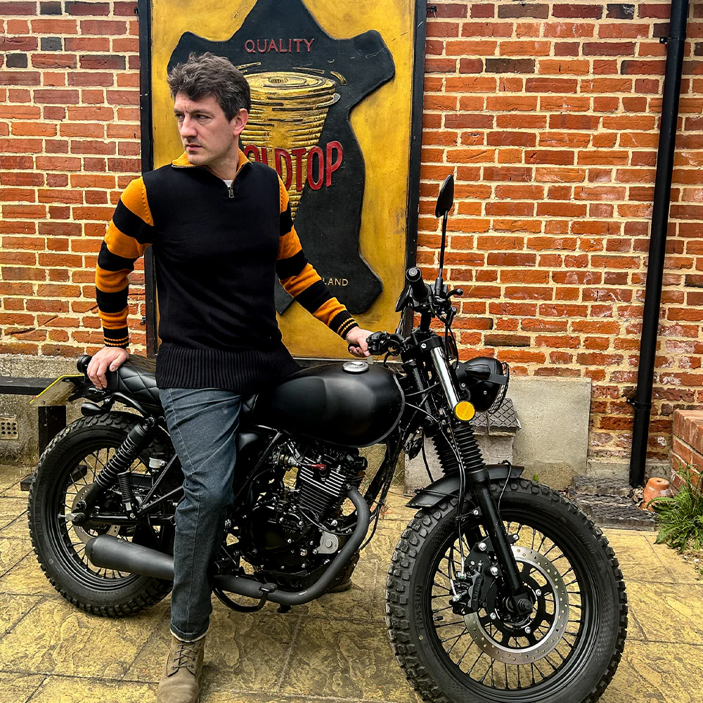 1920s Motorcycle Racing Sweater - Image 9