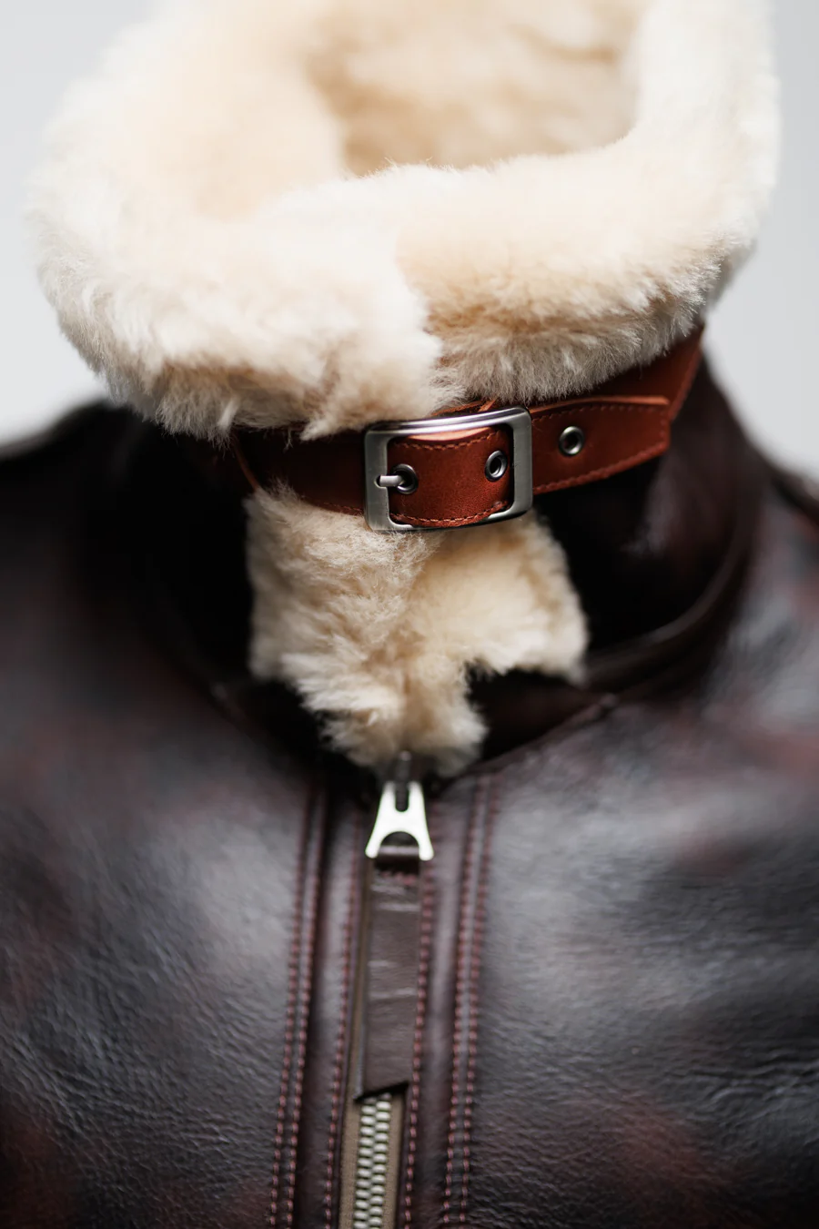 USAAF B-6 Sheepskin Flying Jacket - Redskin - Image 5