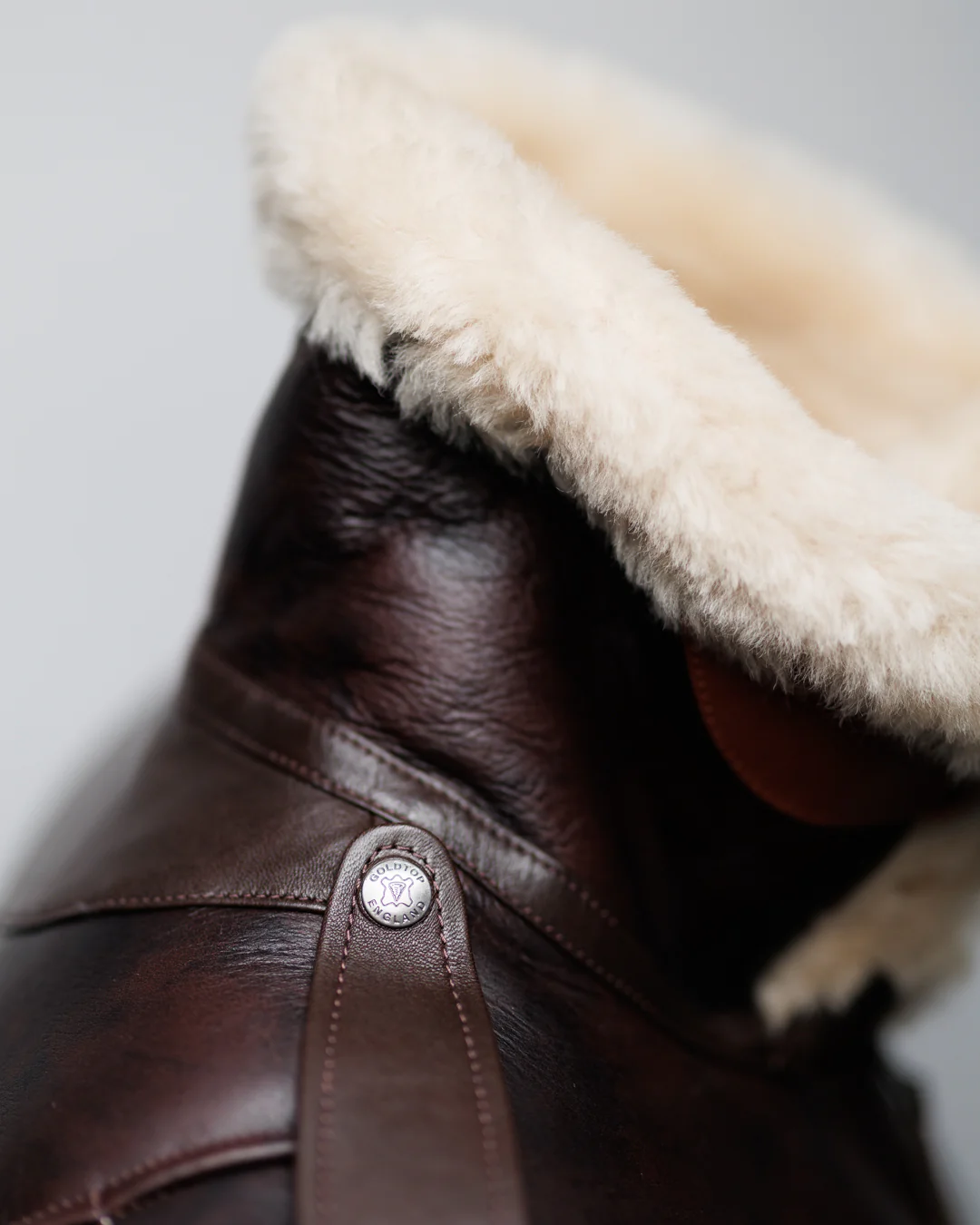 USAAF B-6 Sheepskin Flying Jacket - Redskin - Image 6