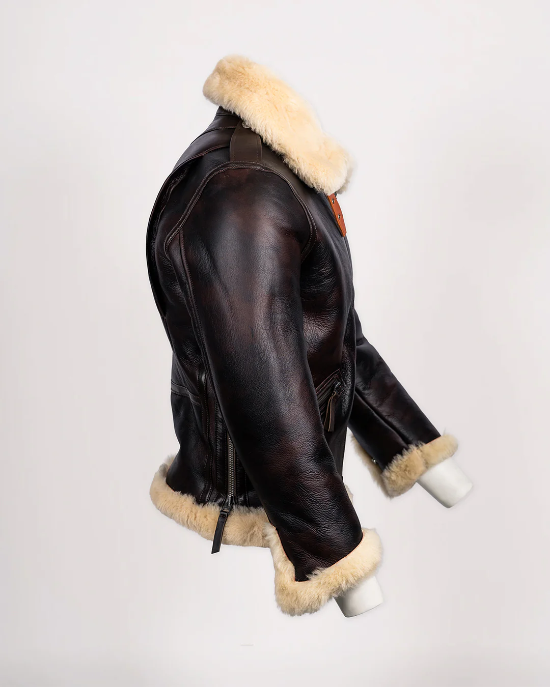 USAAF B-6 Sheepskin Flying Jacket - Redskin - Image 7