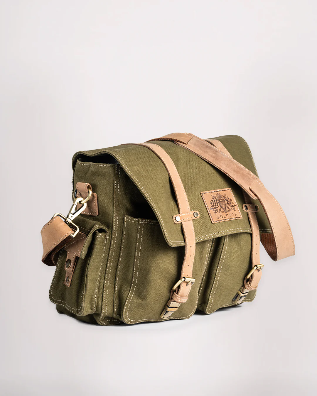 Canvas Crossbody Satchel - Image 14