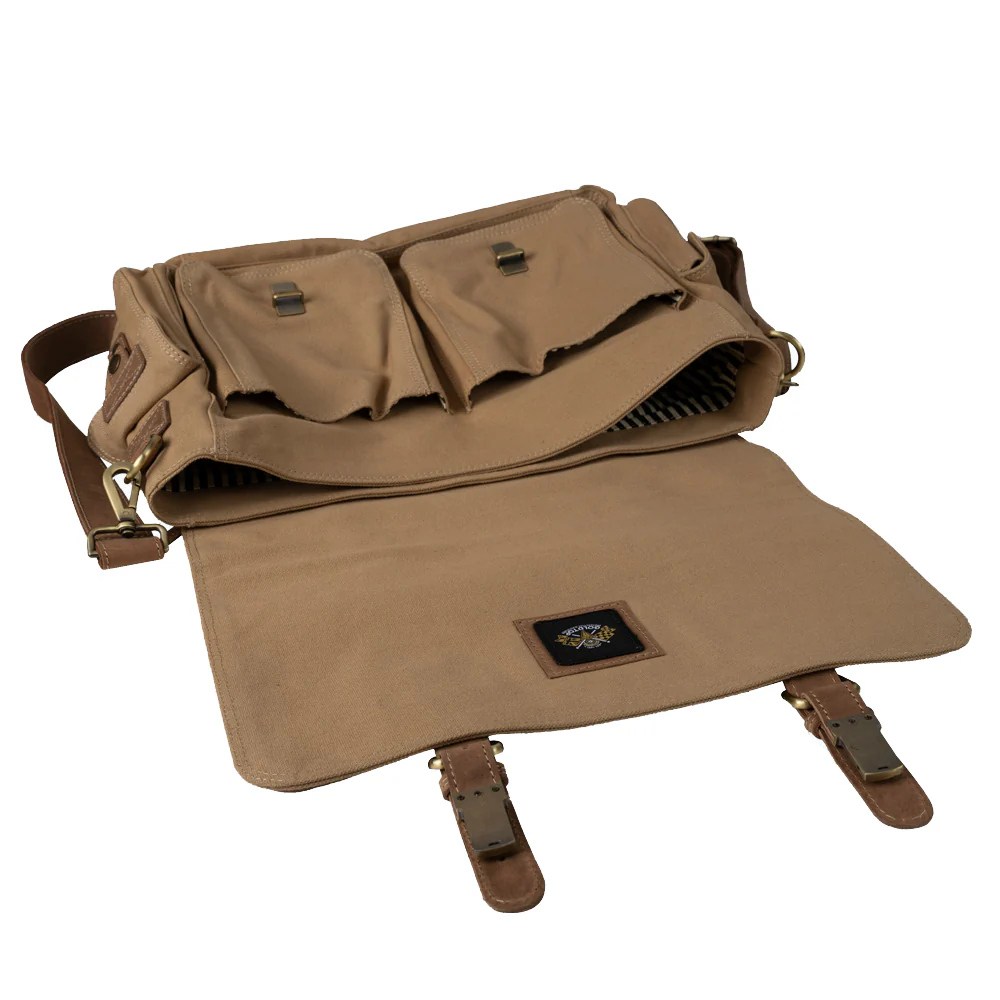 Canvas Crossbody Satchel - Image 6