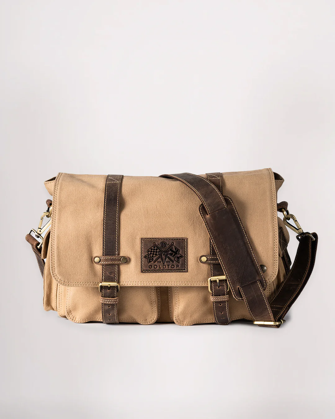 Canvas Crossbody Satchel - Image 7
