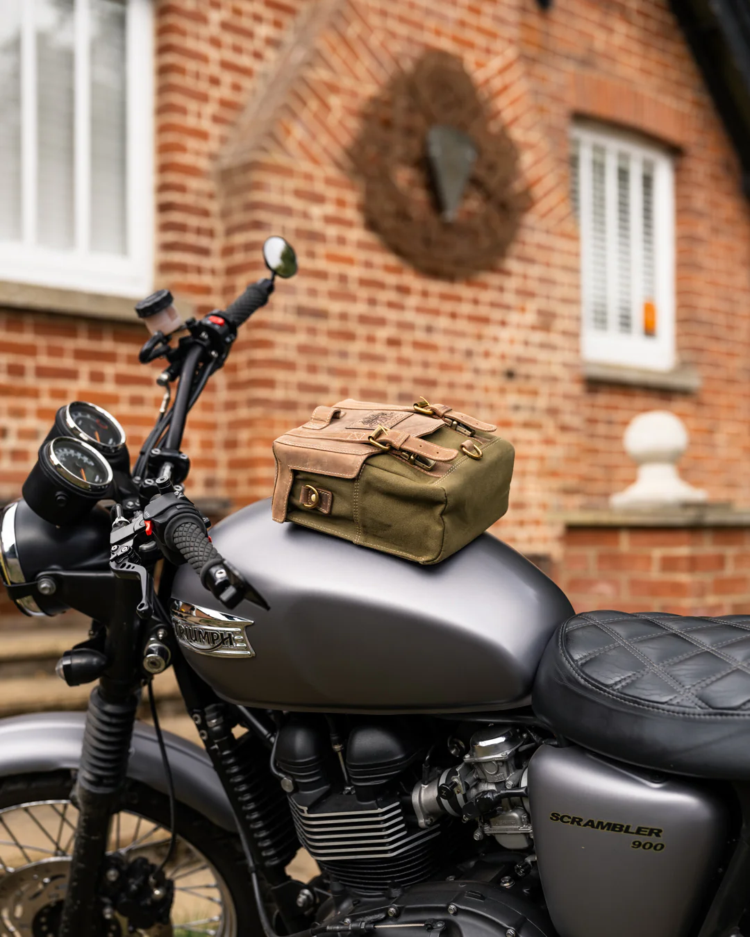 Canvas & Leather Tank Bag - Large - Image 17