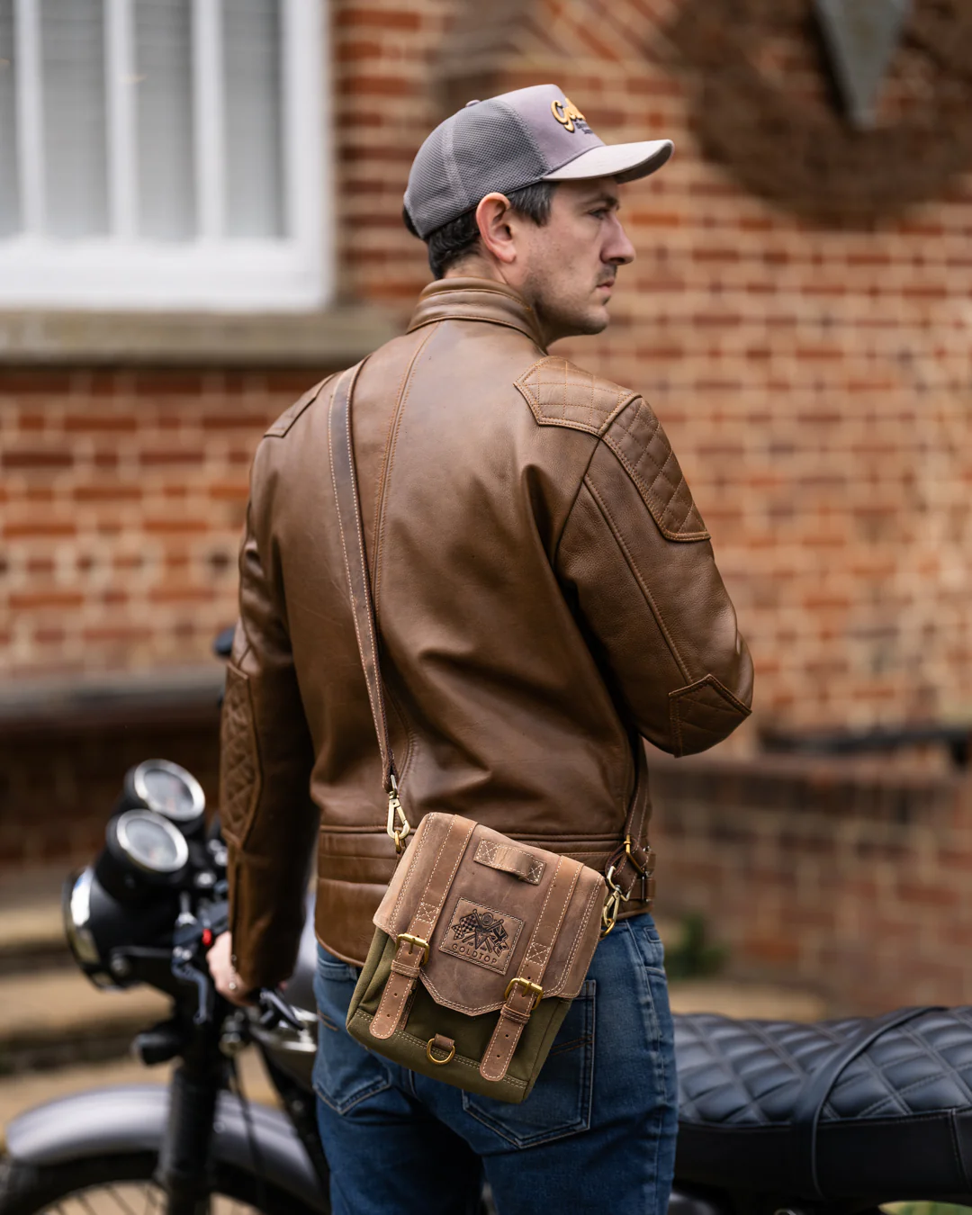 Canvas & Leather Tank Bag - Large - Image 18