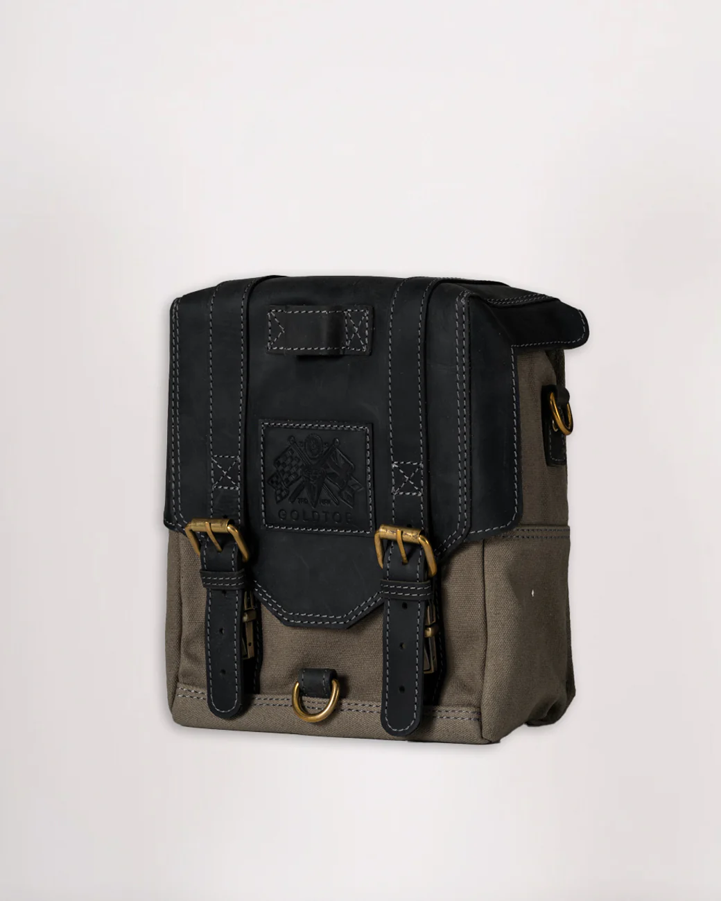 Canvas & Leather Tank Bag - Large - Image 27