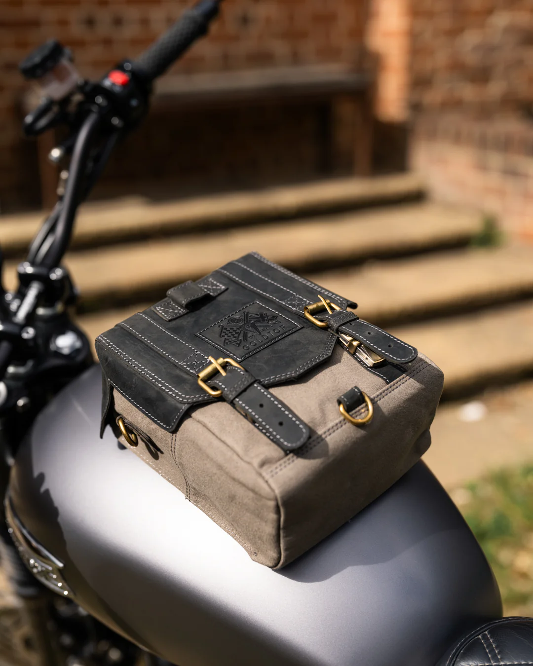 Canvas & Leather Tank Bag - Large - Image 28
