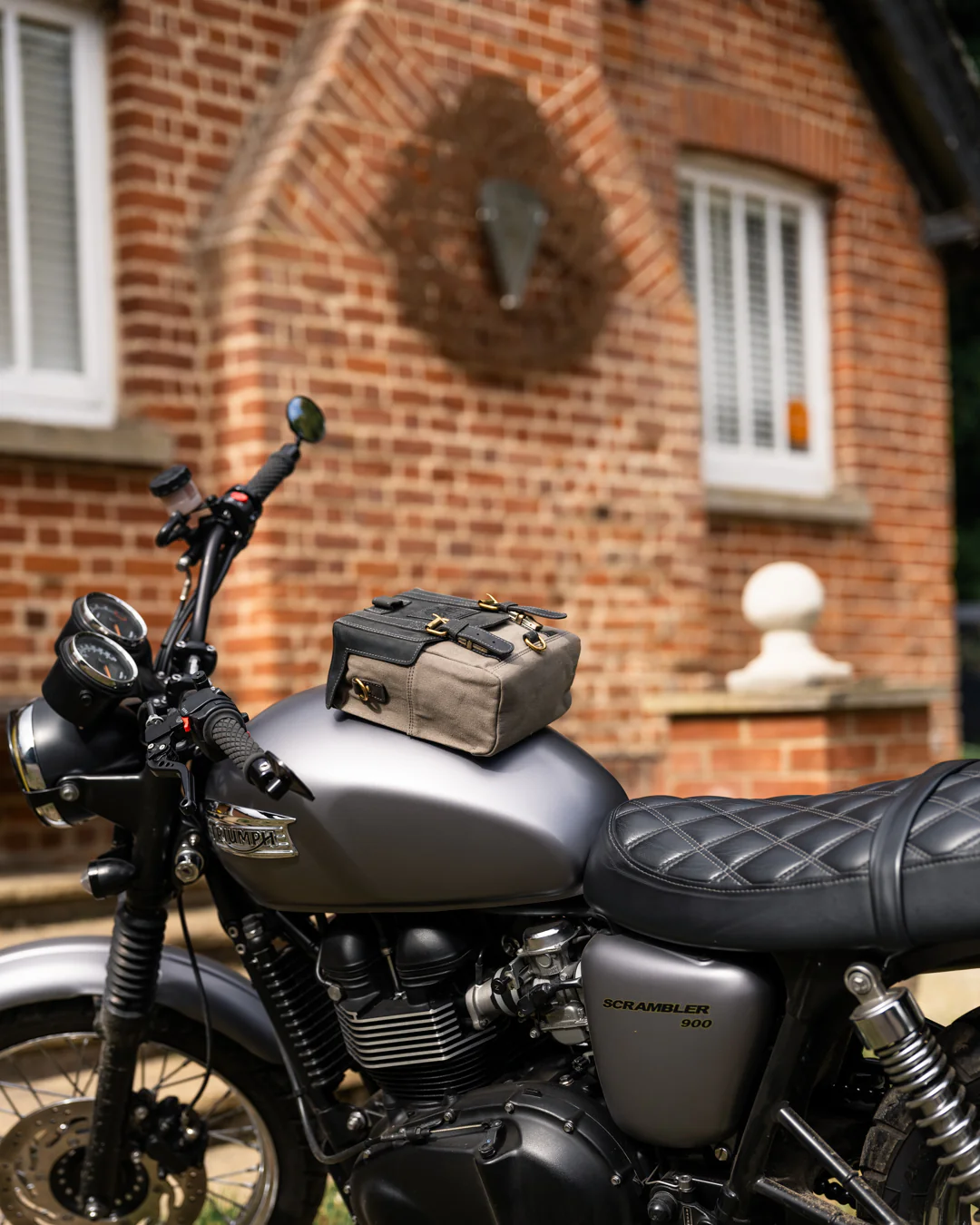 Canvas & Leather Tank Bag - Large - Image 30