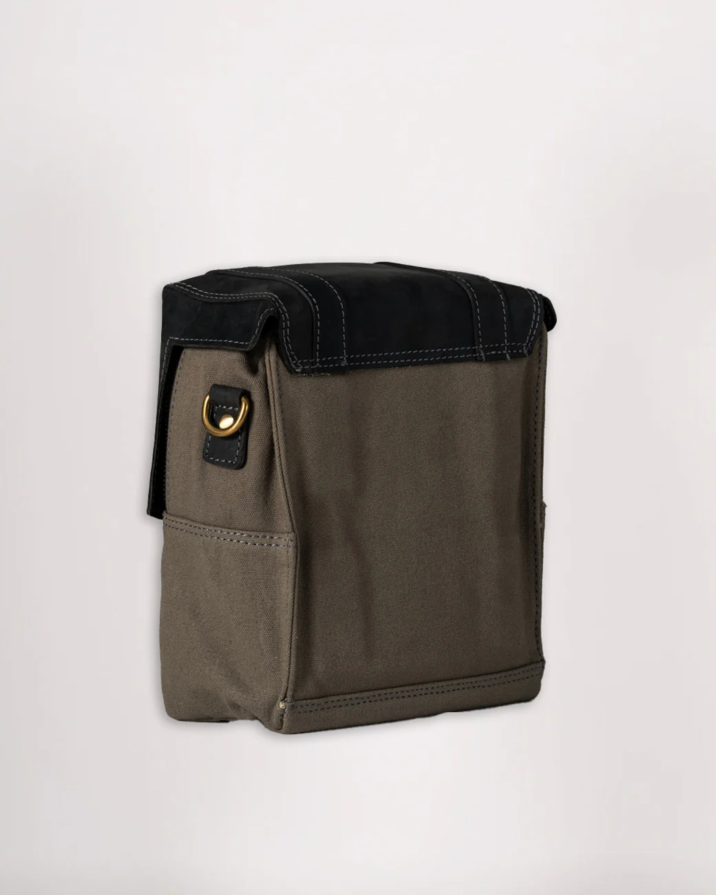 Canvas & Leather Tank Bag - Large - Image 36