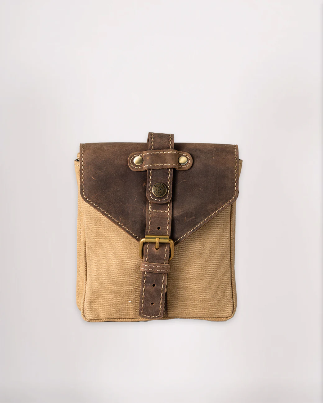 Canvas & Leather Tank Bag - Small - Image 10