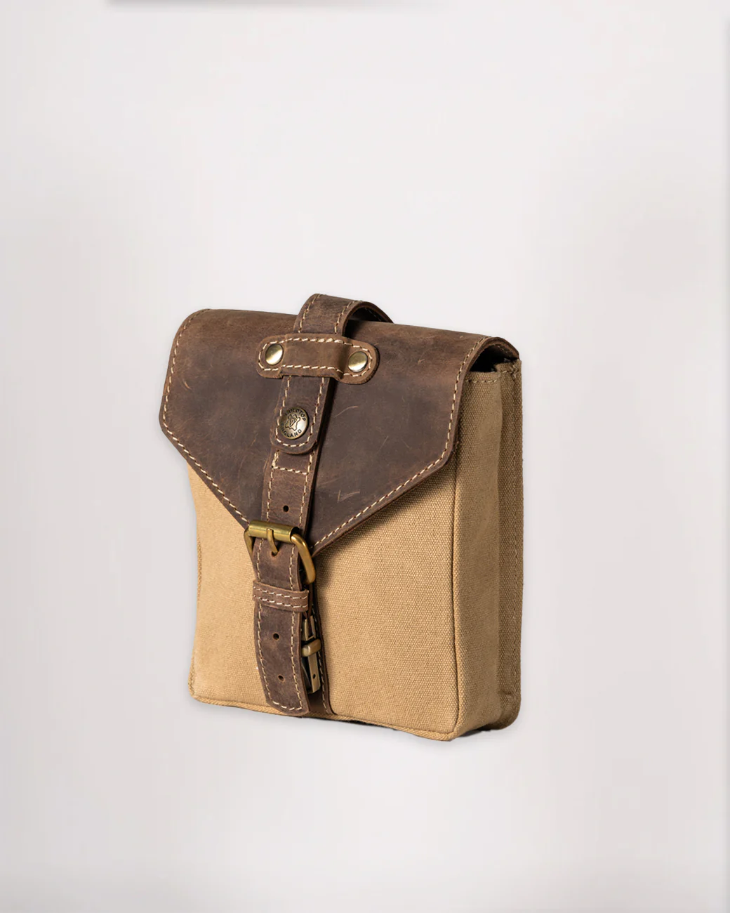 Canvas & Leather Tank Bag - Small - Image 16