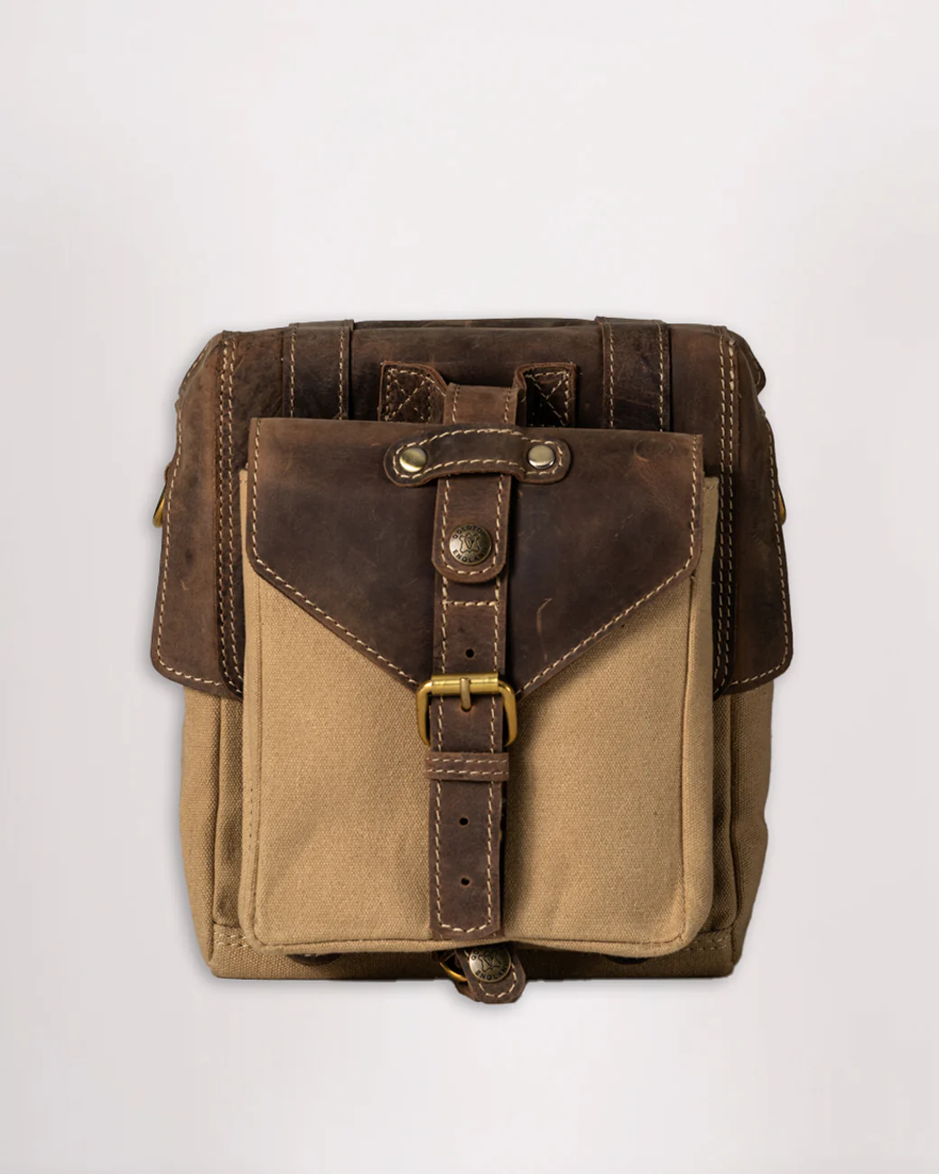 Canvas & Leather Tank Bag - Small - Image 18