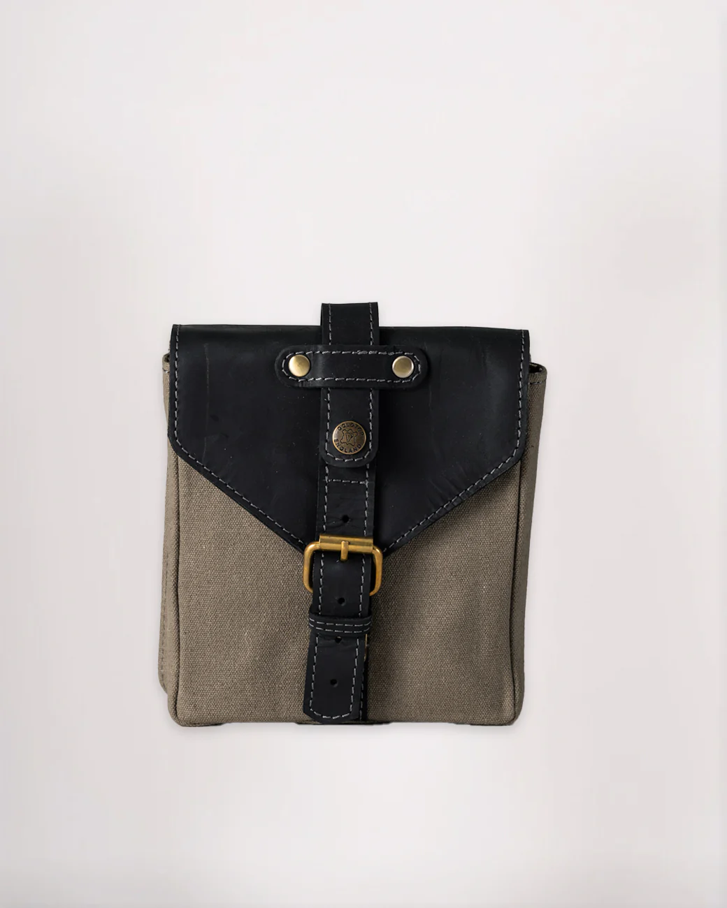 Canvas & Leather Tank Bag - Small - Image 19