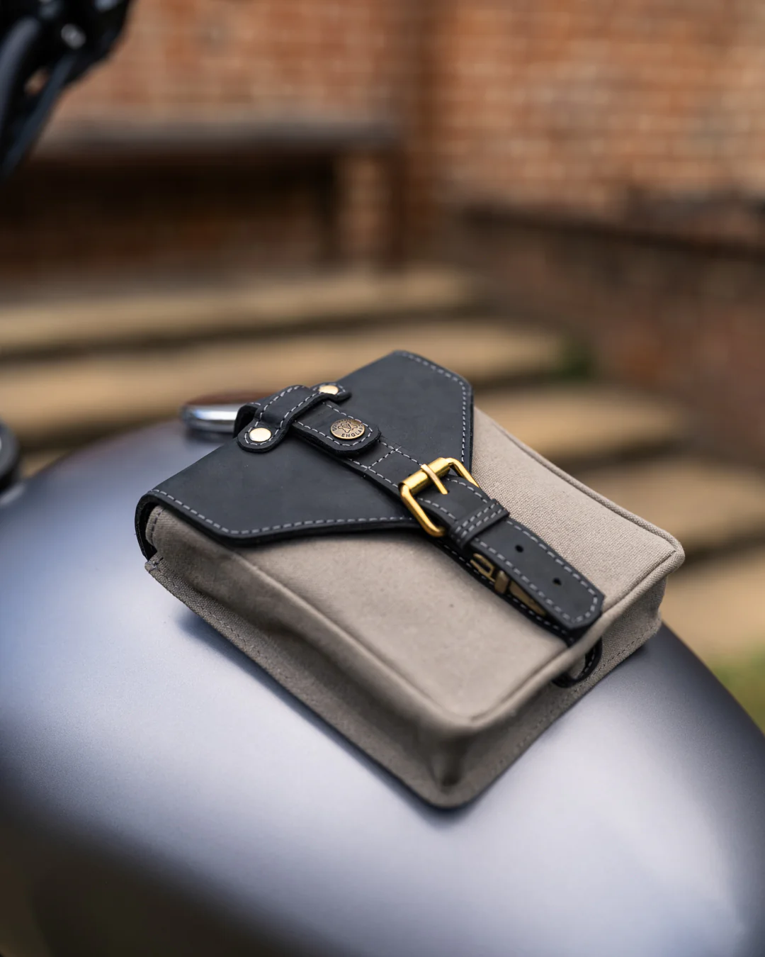 Canvas & Leather Tank Bag - Small - Image 20