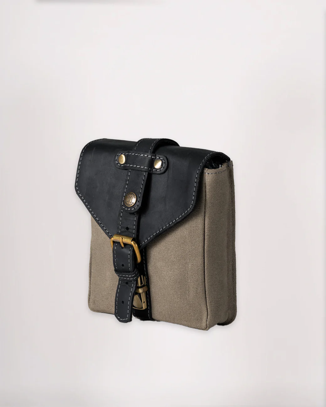 Canvas & Leather Tank Bag - Small - Image 26