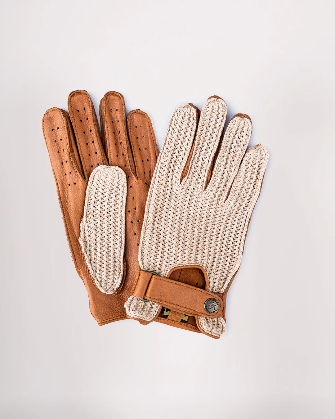 Deerskin Leather String Back Driving Gloves - Image 4