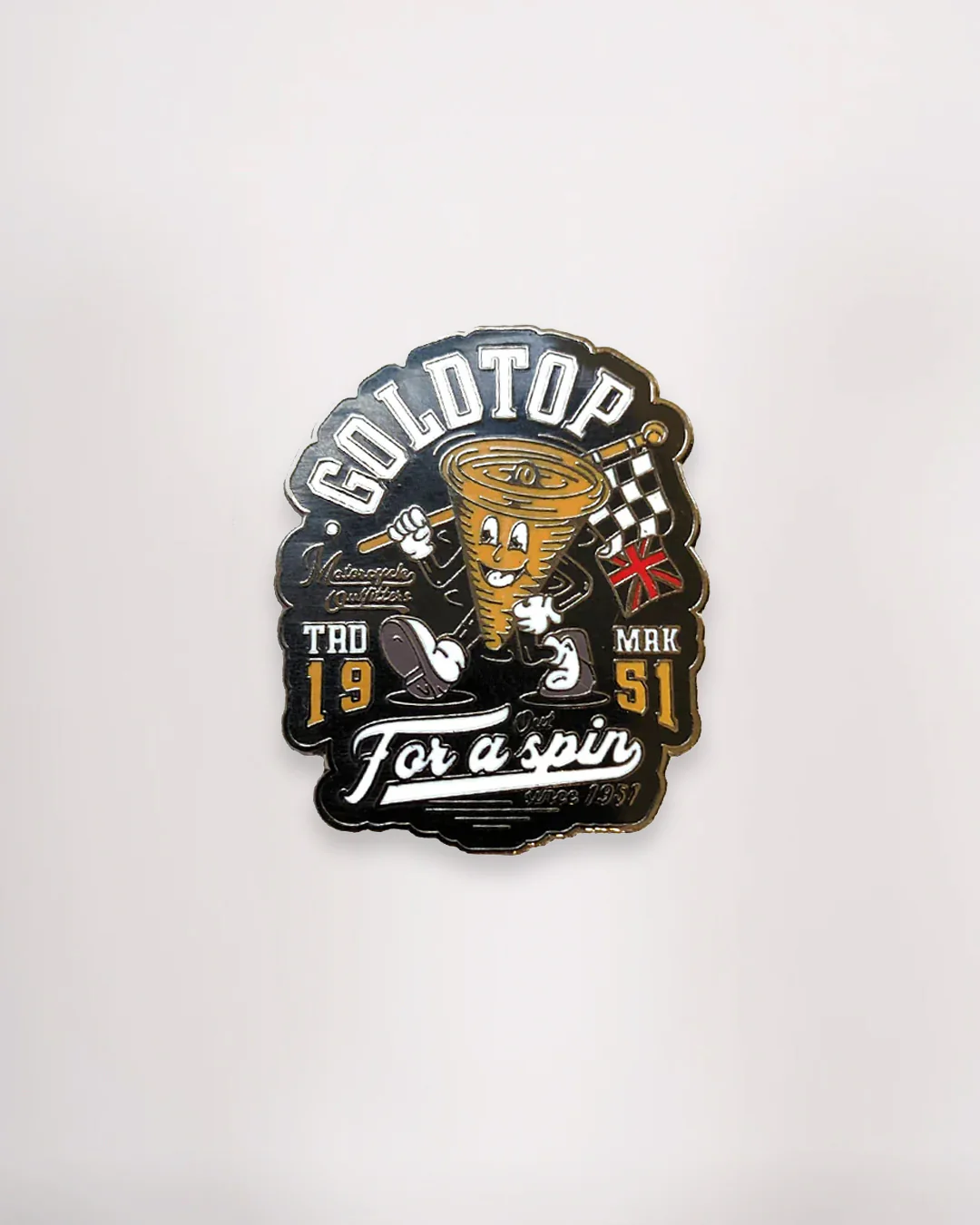 Goldtop Enamel Badge Pin - Image 11