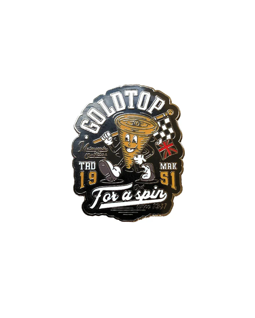 Goldtop Enamel Badge Pin - Image 23