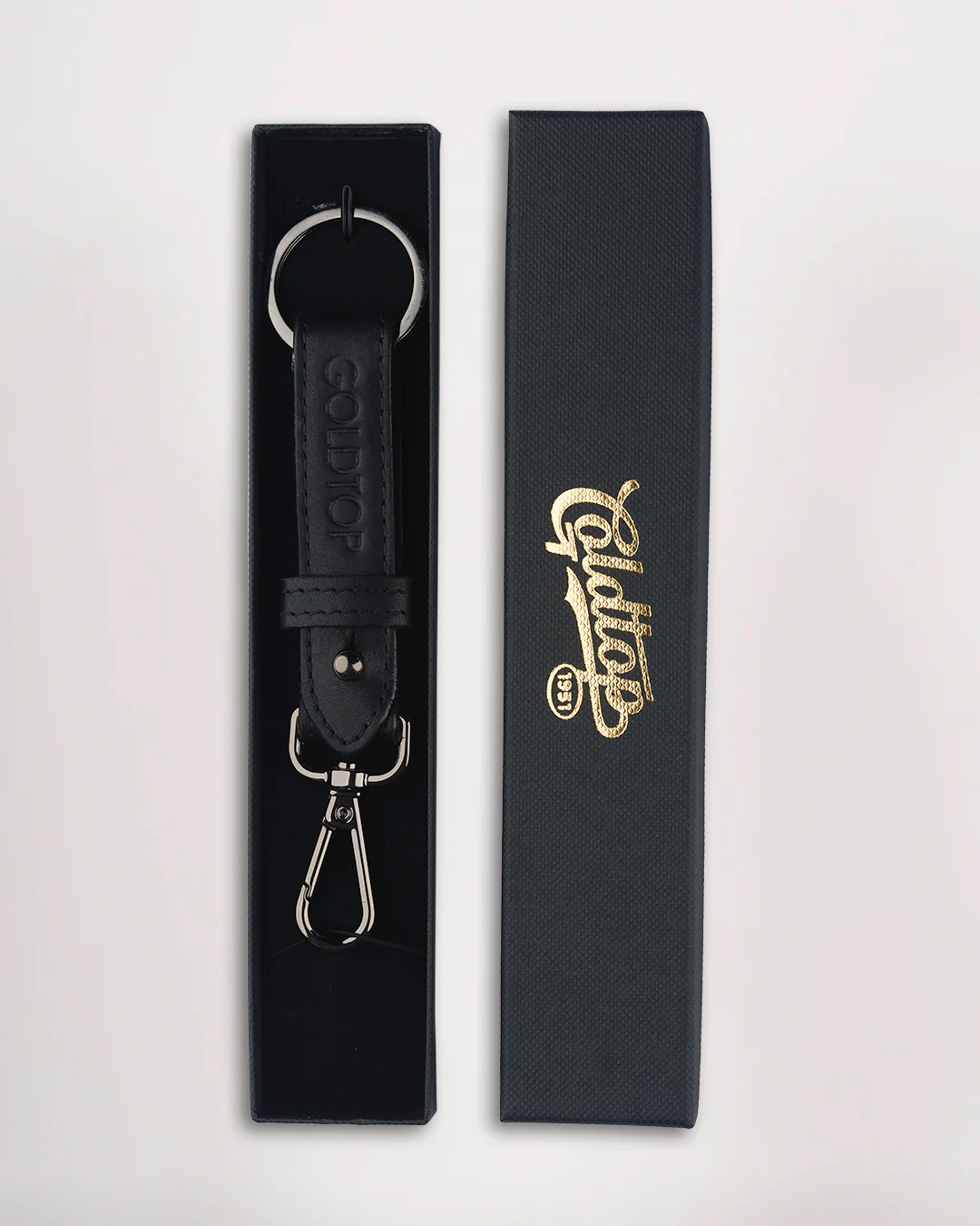 Leather Belt Loop Keyring (Slim) - Image 6