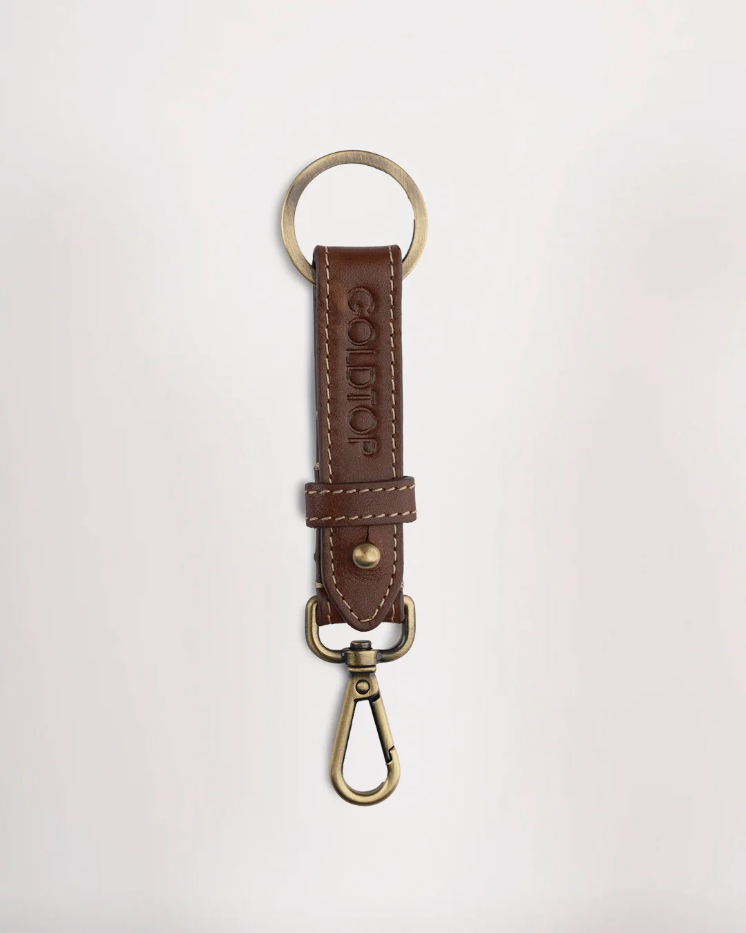 Leather Belt Loop Keyring (Slim) - Image 7