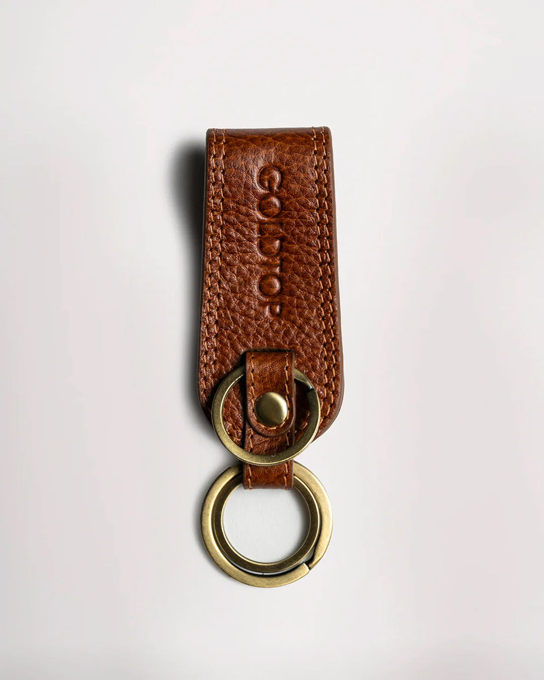 Leather Belt Loop Keyring (Wide) - Image 5