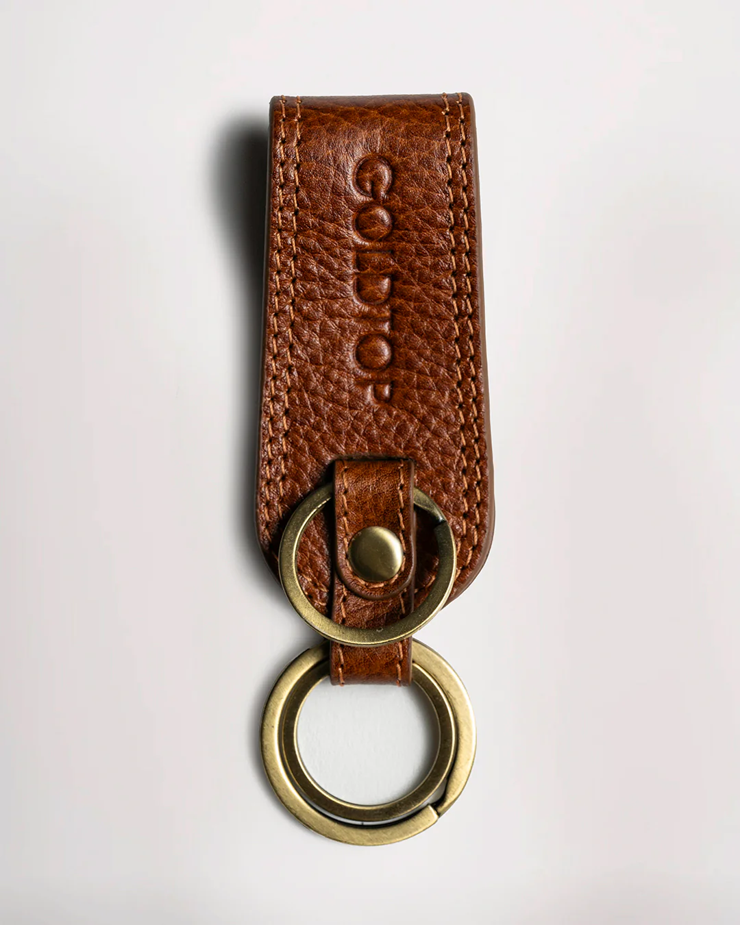 Leather Belt Loop Keyring (Wide) - Image 6