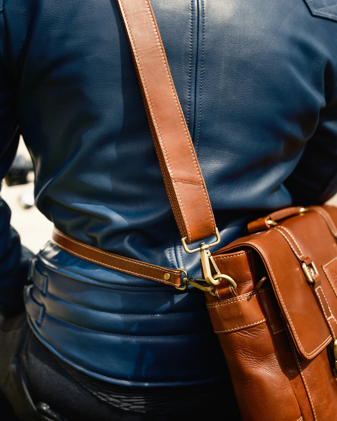 Leather Safety Waist Strap for Bags - Image 16