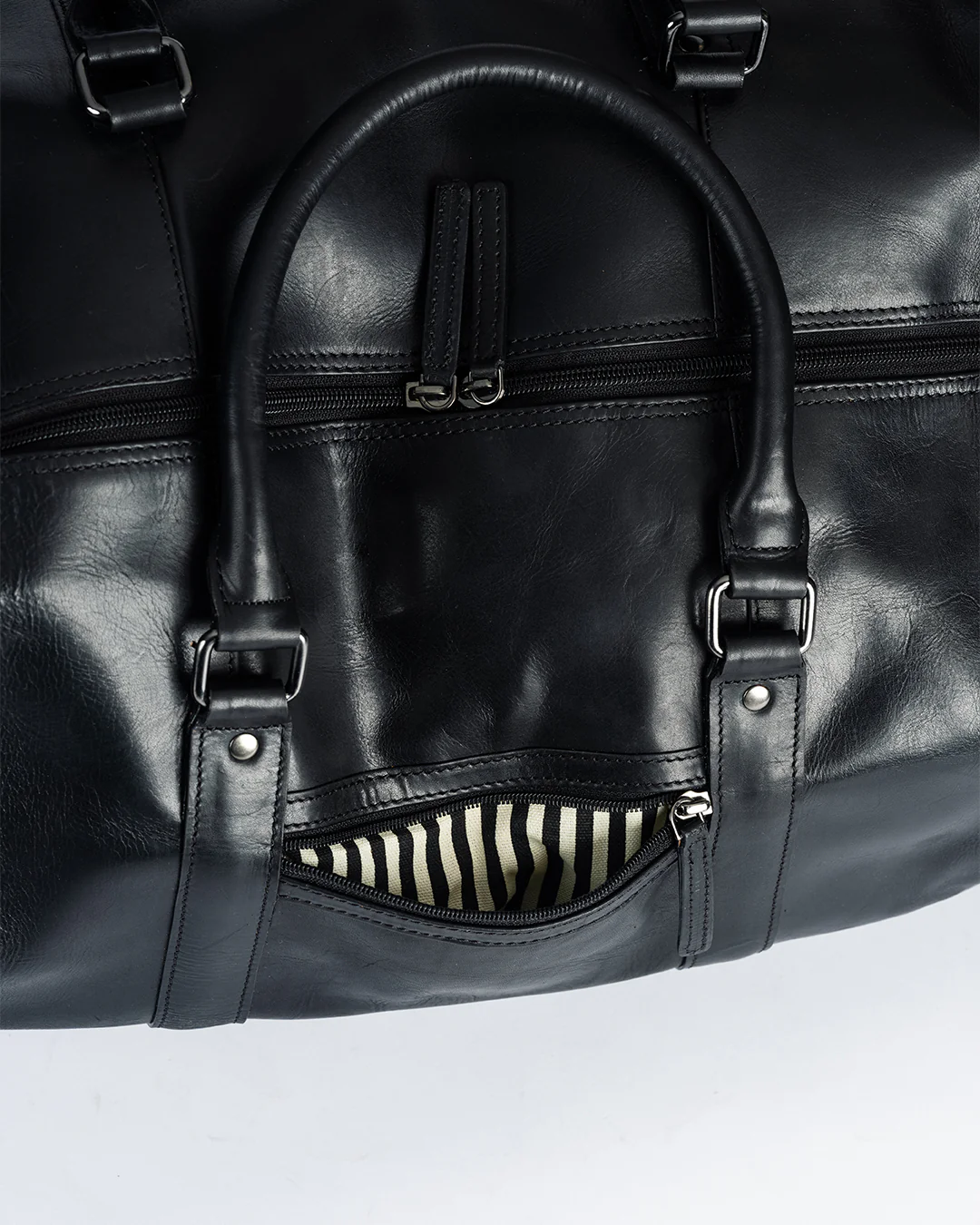 Leather Holdall - Image 23