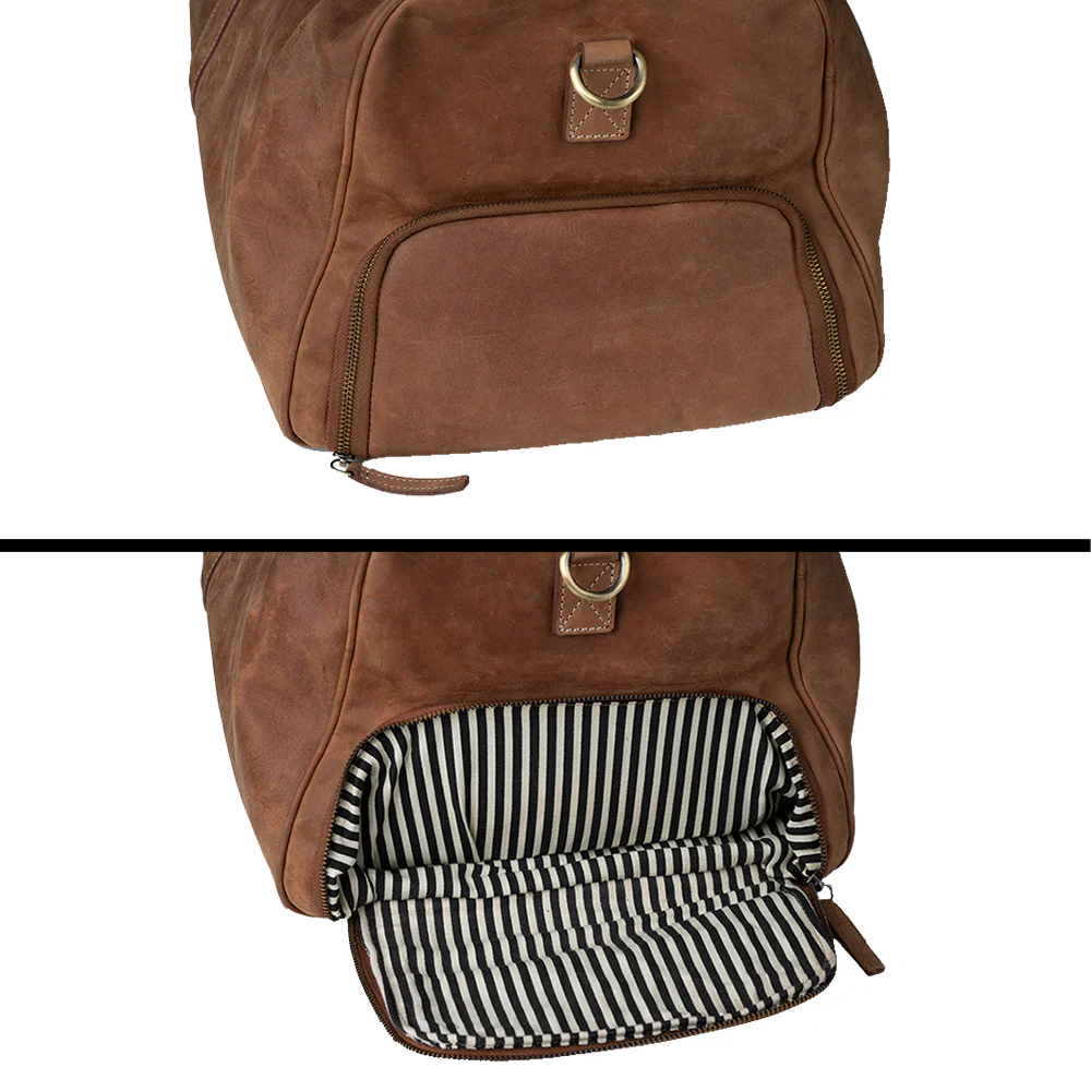 Leather Holdall - Image 5