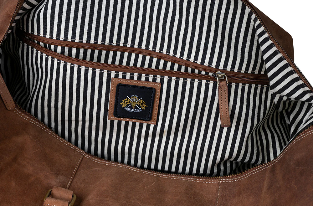 Leather Holdall - Image 6