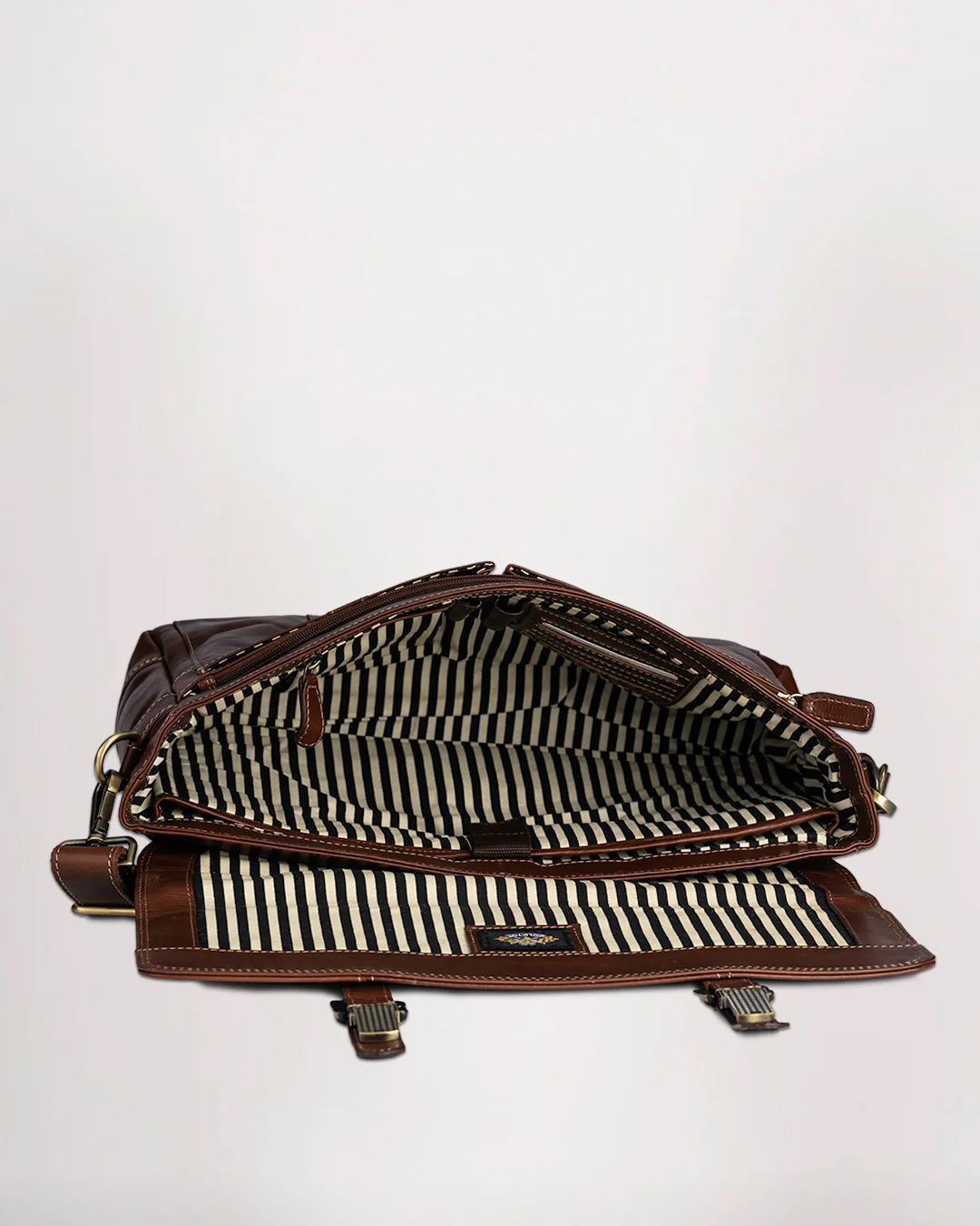 Leather Messenger Bag - Image 15