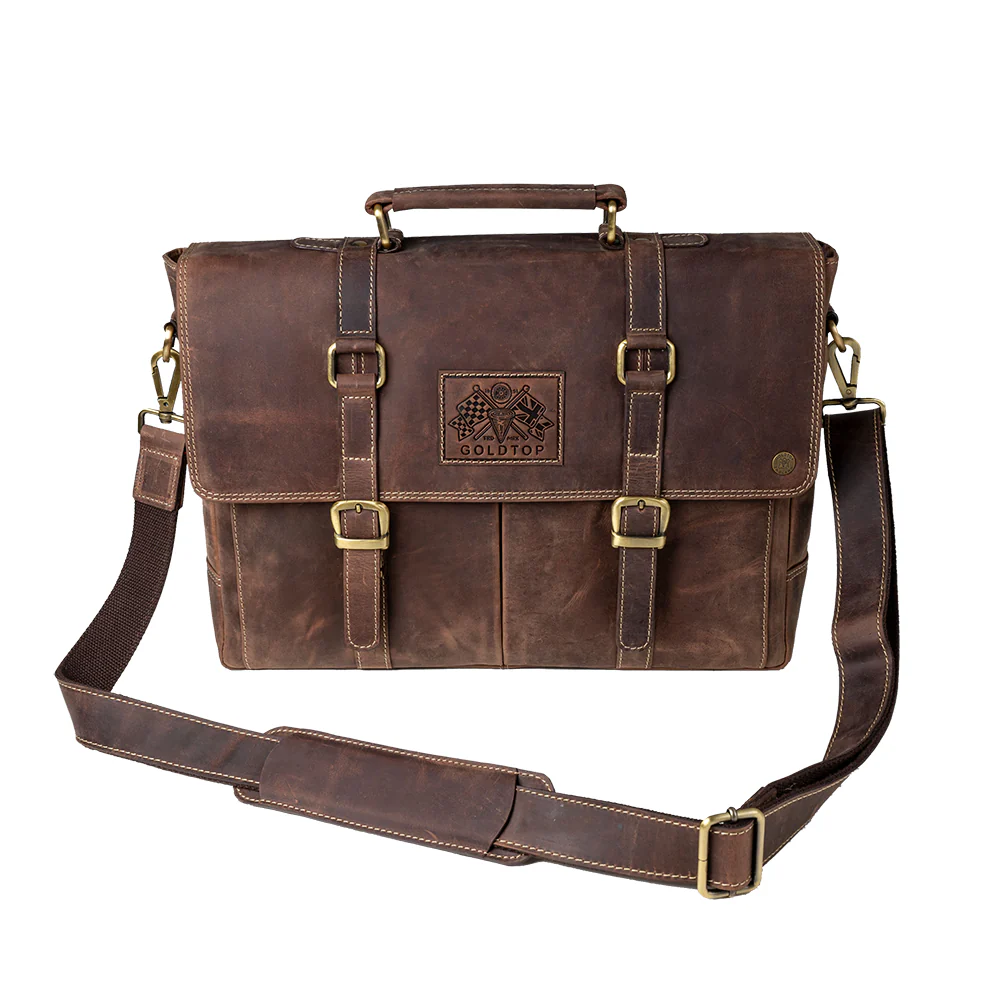 Leather Messenger Bag - Image 21
