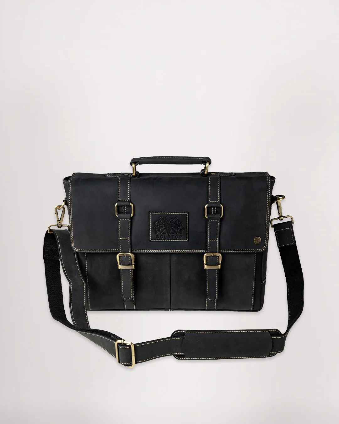 Leather Messenger Bag - Image 26