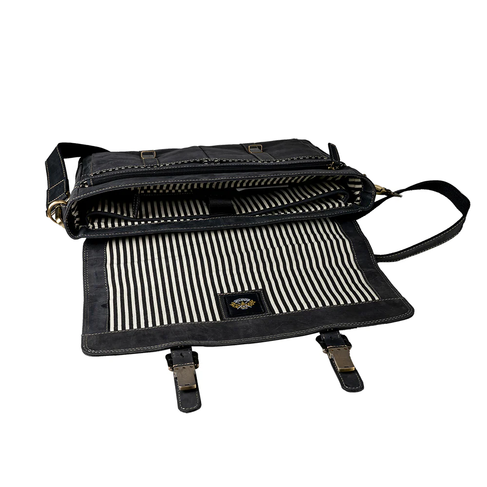 Leather Messenger Bag - Image 30