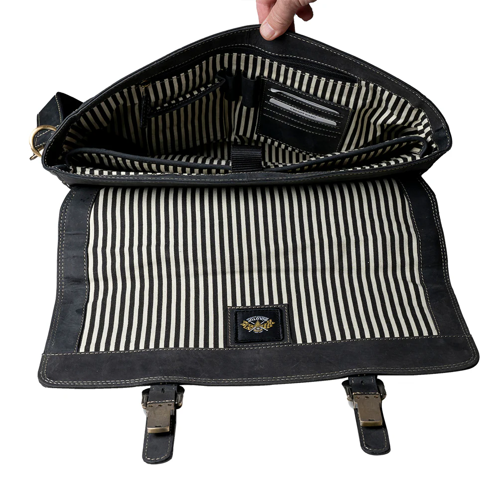 Leather Messenger Bag - Image 31