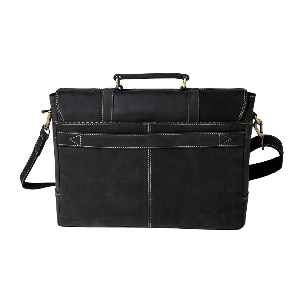Leather Messenger Bag - Image 32