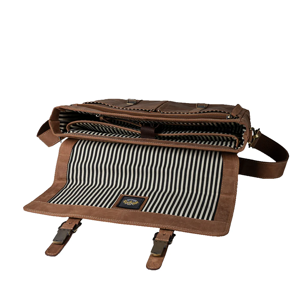 Leather Messenger Bag - Image 37