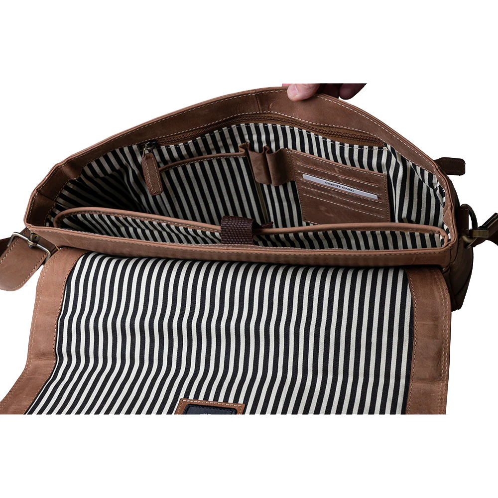 Leather Messenger Bag - Image 38