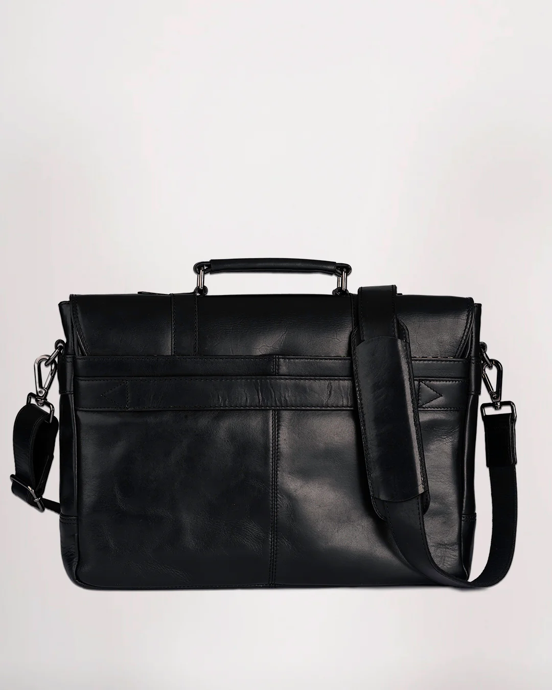 Leather Messenger Bag - Image 4