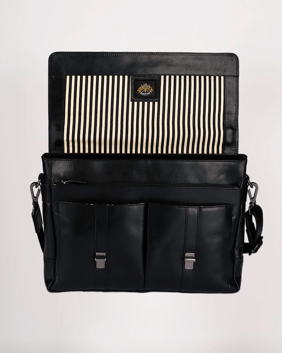 Leather Messenger Bag - Image 5