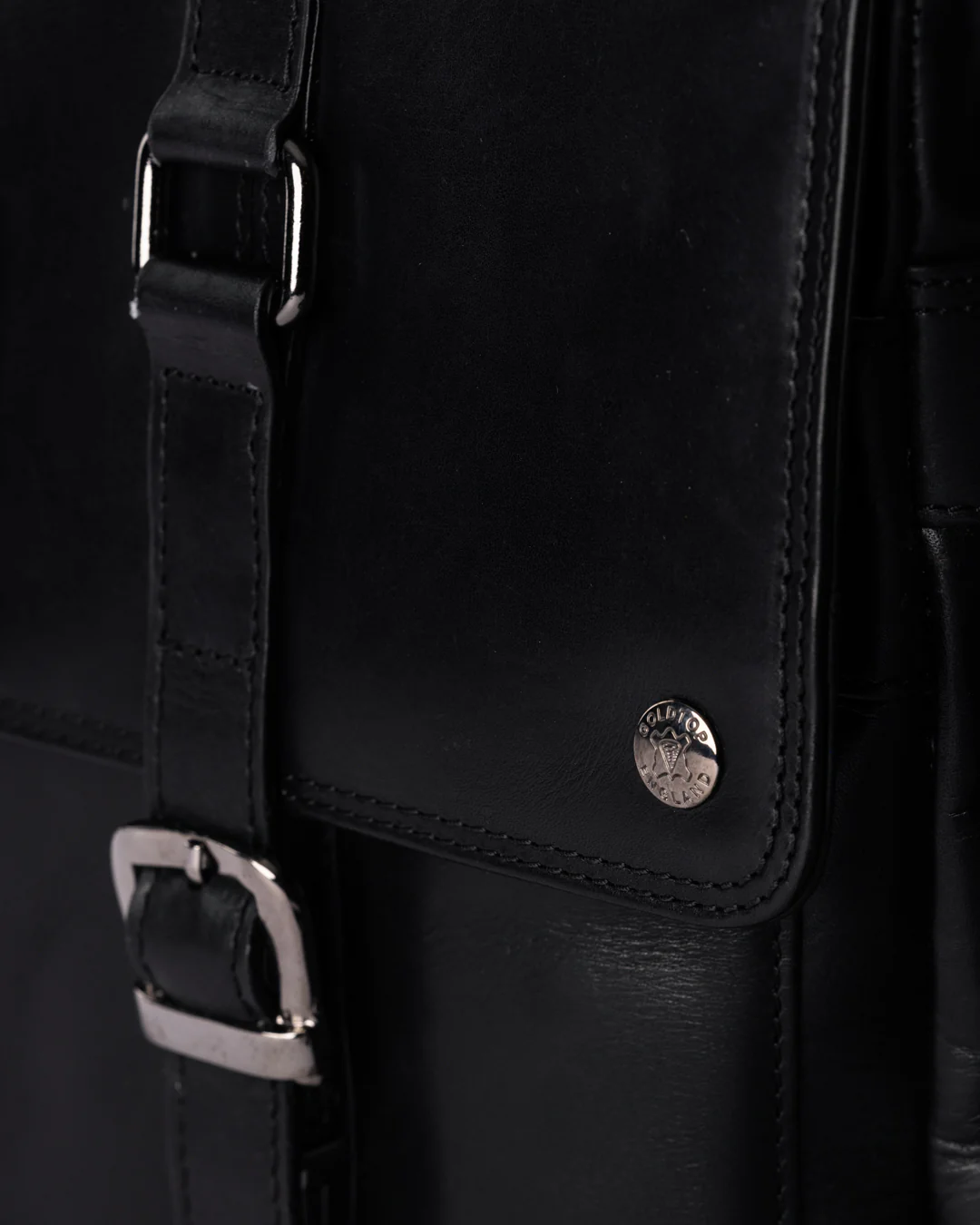 Leather Messenger Bag - Image 8